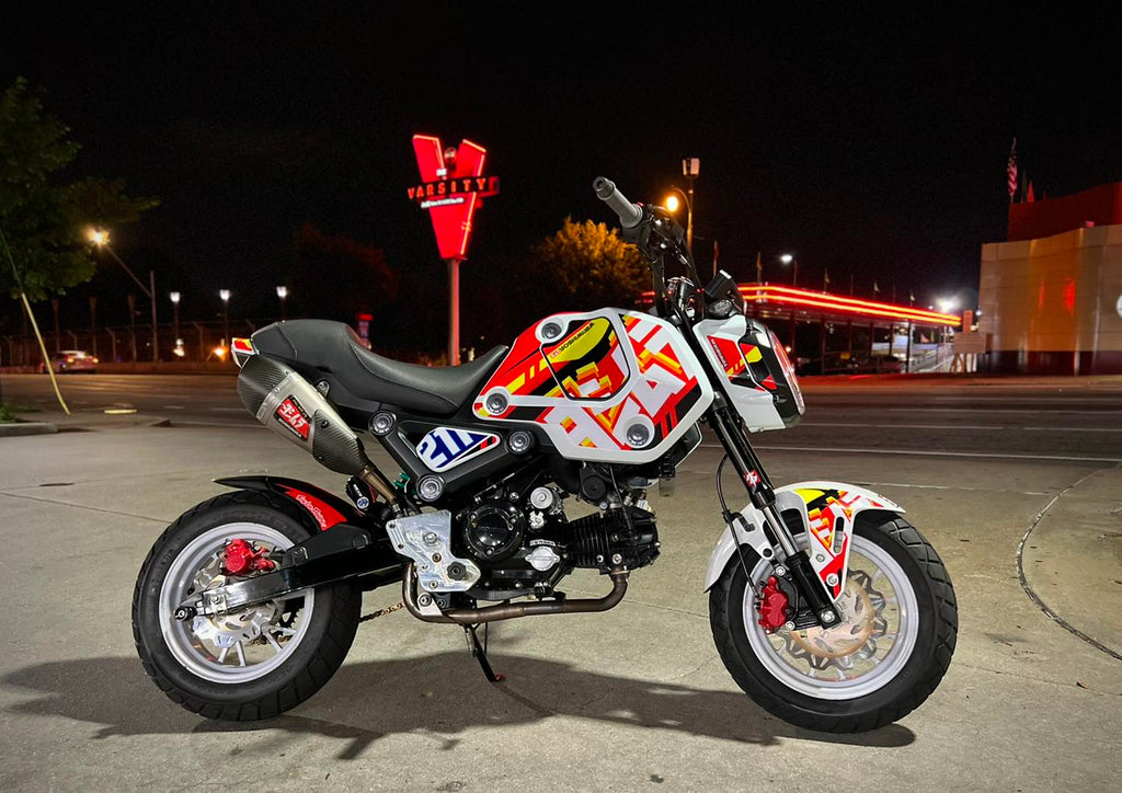 RacingBros Air Strike Front Air Forks - Honda Grom 125, Monkey 125