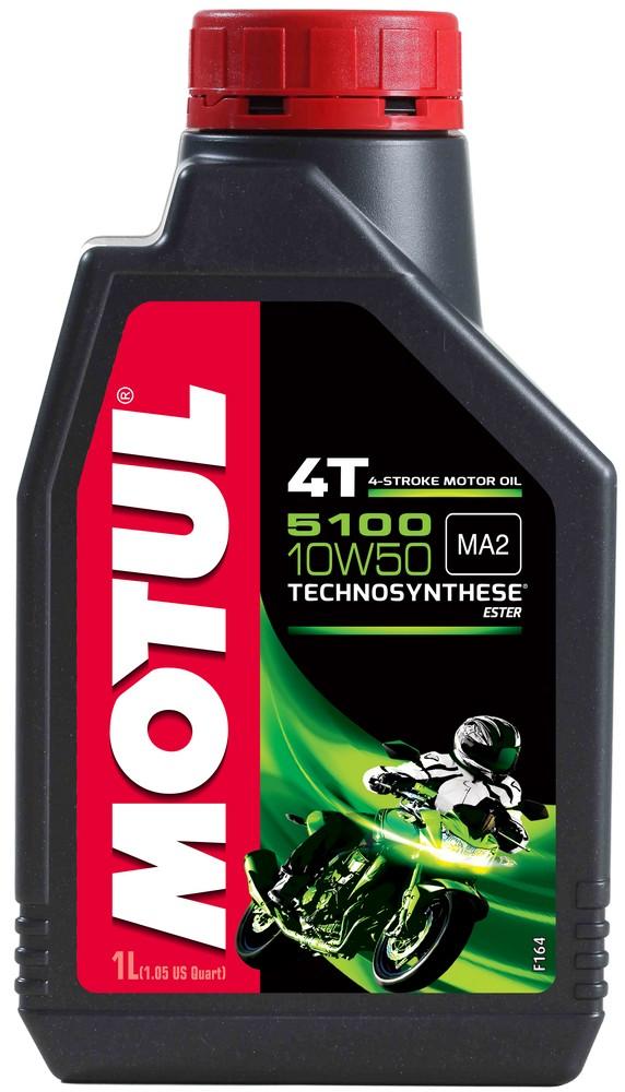 Motul 5100 Synthetic Blend 4T 10W50 Ester Motor Oil - 1 Liter