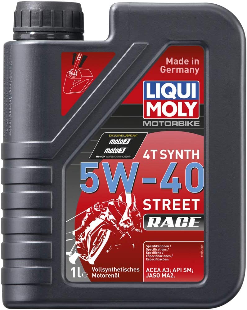 LIQUI MOLY 5W40 Street / Race Synthetic Motor Oil - 1 Liter