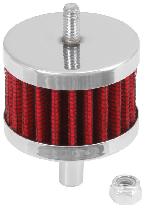 K&N FILTER 3/8" Vent Air Filter Breather w/Stud