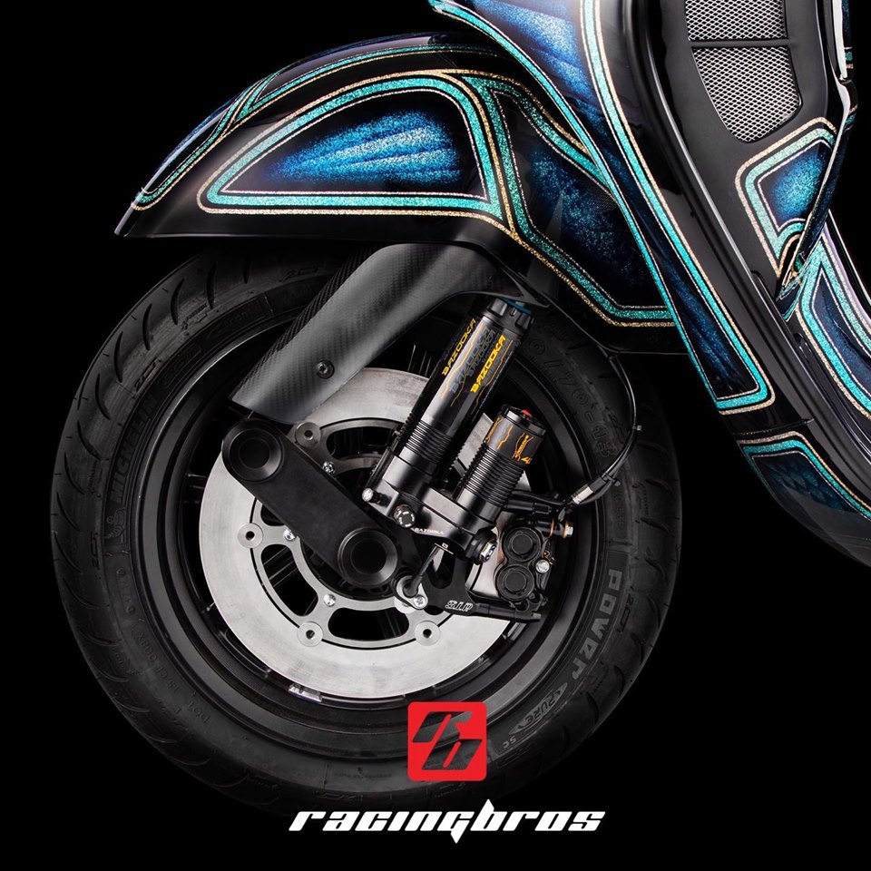 RacingBros Bazooka 4.0 Front Shock for Vespa GTS250 GTS300 GTV300