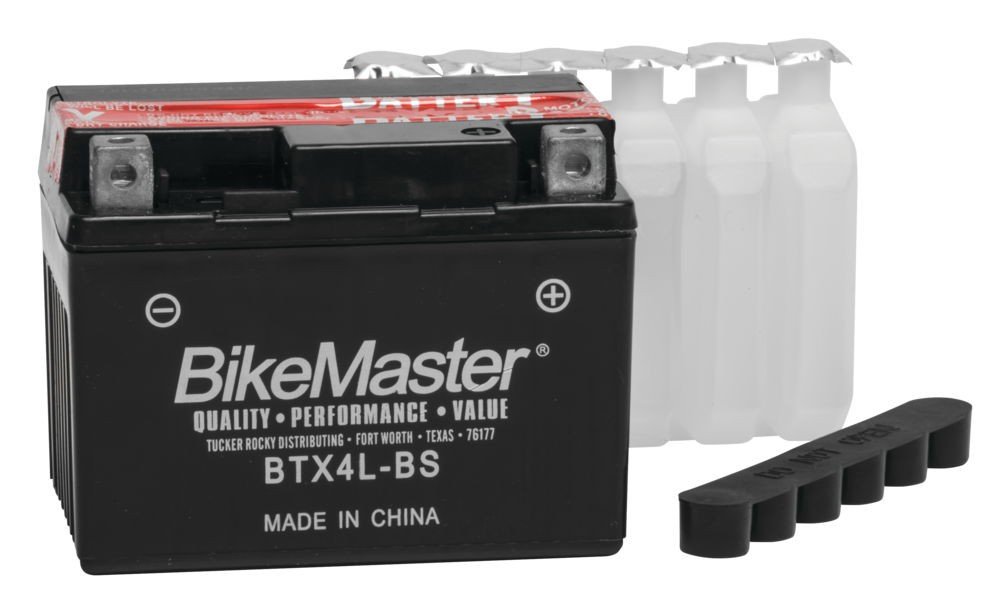 BikeMaster Maintenance Free Replacement Battery Honda Grom 125 - BTX4L-BS