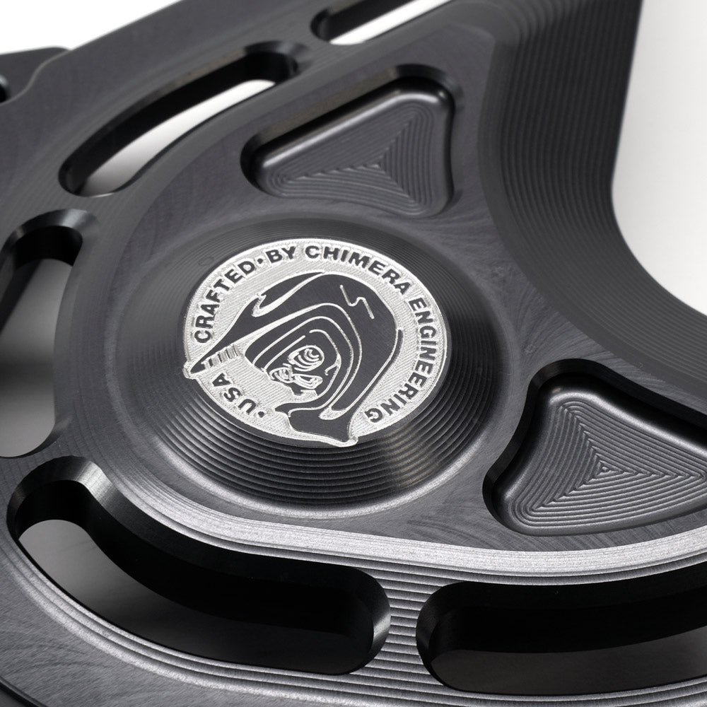 Chimera Engineering "Moto Cyco" Billet Front Sprocket Cover - Honda CRF110F (ALL YEARS)
