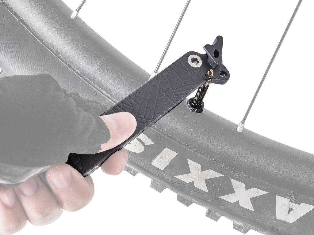 Topeak valve core tool clearance