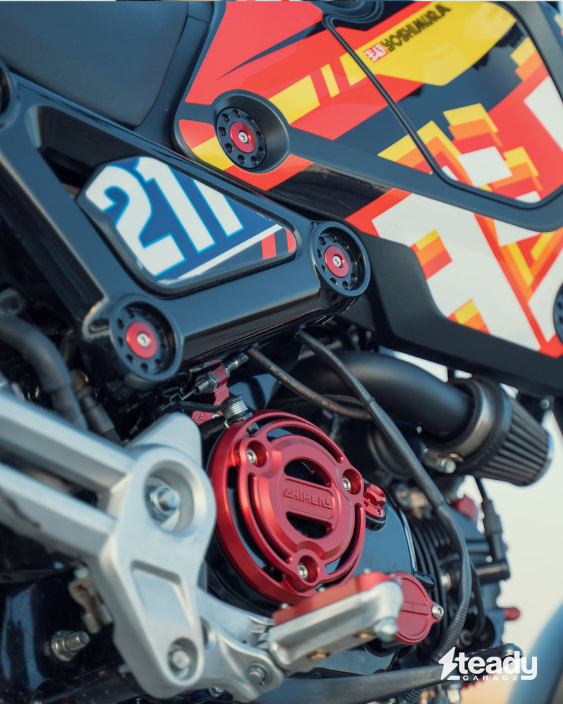 Chimera Billet Aluminum Oil Filter Cover - 2022+ Honda Grom Monkey