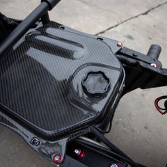 Custom Scooter Gas Cap Red Billet Aluminum Gas Cap With Black SICKSPEED Insert For Honda Ruckus – Engine Bay Upgrade Honda Ruckus Intake - Foto 13