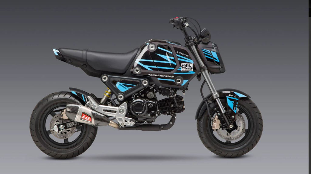 Yoshimura 2022 Honda Grom Graphics Kit "EDGE" BLUE