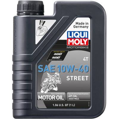 LIQUI MOLY 10W40 Street Synthetic Motor Oil - 1 Liter