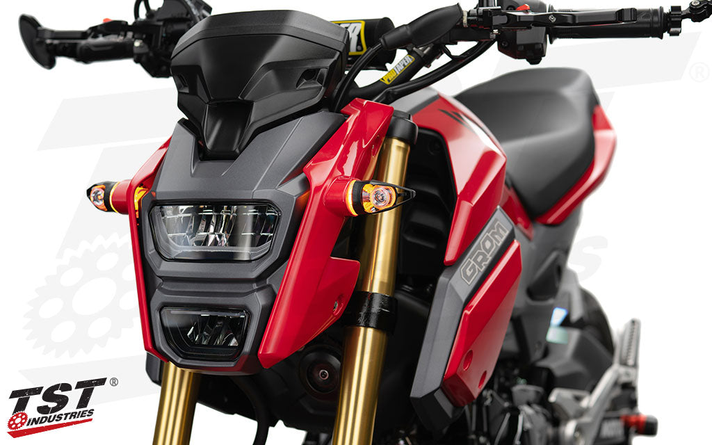 TST MECH-GTR FRONT LED TURN SIGNALS FOR HONDA GROM 125