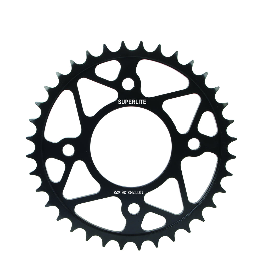 428 CONVERSION - SUPERLITE RS7 SERIES BLACK STEEL REAR SPROCKET HONDA GROM / MONKEY 125 (2014-2020)