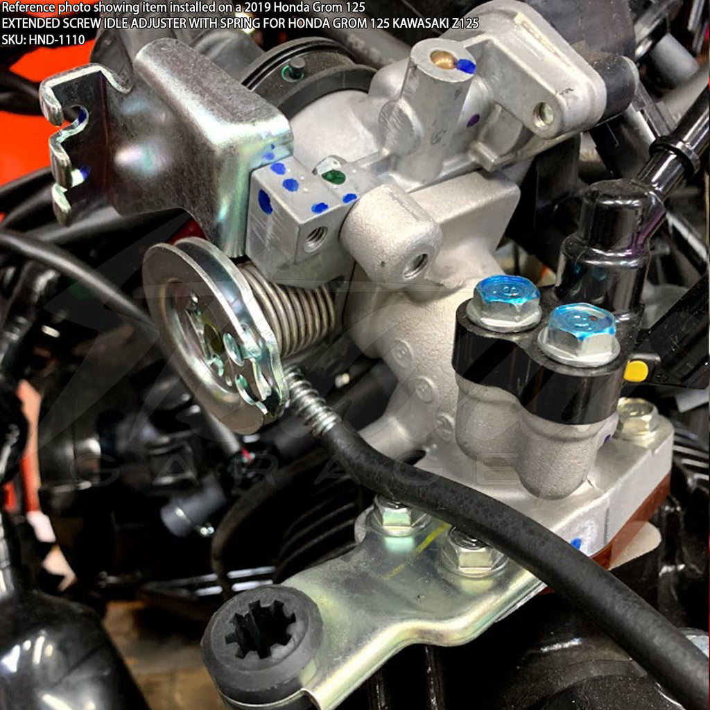 Extended Screw Idle Adjuster with Spring for Honda Grom 125