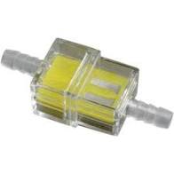 Helix Racing 1/4" Fuel Filter Stainless Steel Element - YELLOW