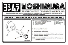 Spark Arrester Kit DB Killer Insert for Yoshimura RS-9T Mufflers (SA-1 –  Steady Garage