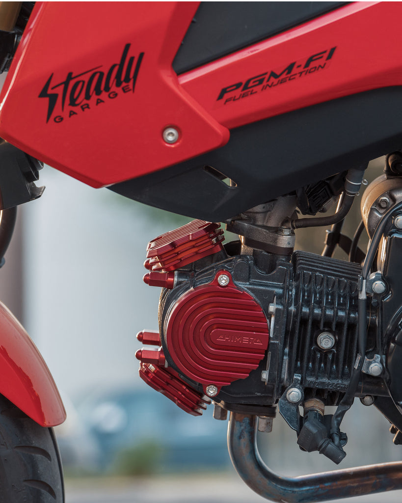 Chimera MAZE Billet Aluminum Cam Gear Cover - Honda Grom Monkey