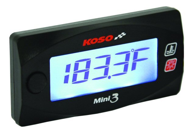 KOSO Mini 3 Cylinder Head Temperature Meter for Honda Grom 125 ( 2014-2020)