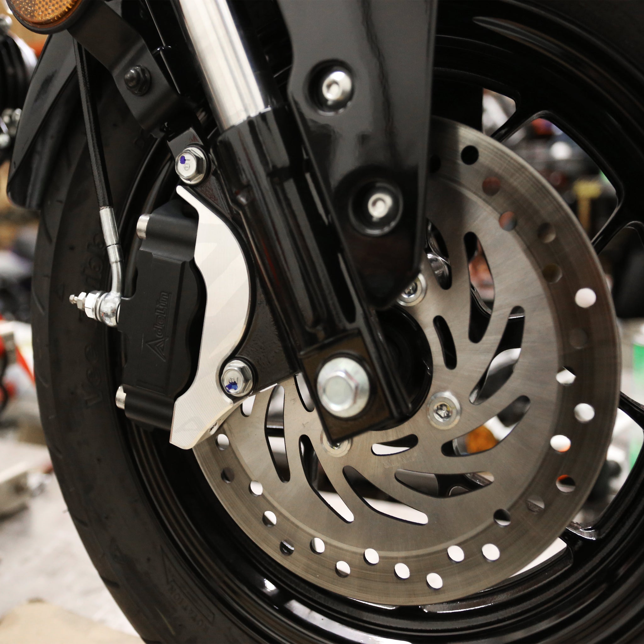 Mad Max Large 4Piston Brake Caliper Bracket Honda Grom 125 Steady Garage