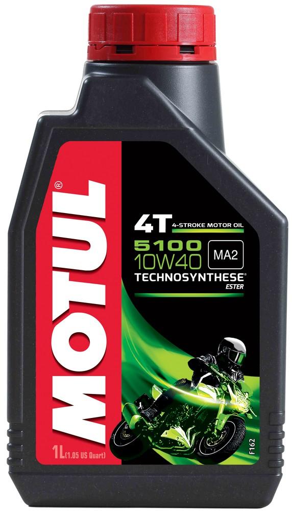 Motul 5100 Synthetic Blend 4T 10W40 Ester Motor Oil - 1 Liter
