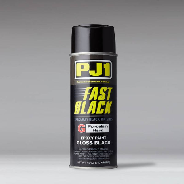PJ1 Fast Black Porcelain Hard Epoxy High Gloss Black - 12oz