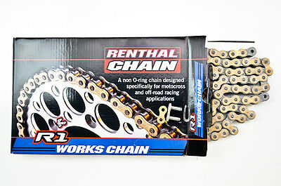RENTHAL R1 420 WORKS GOLD CHAIN STEEL C241