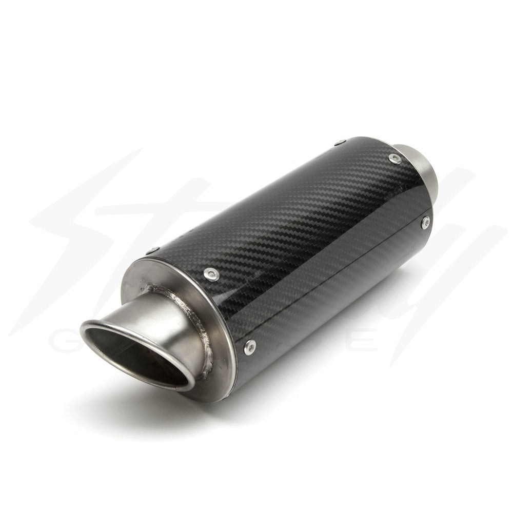 Hot Bodies Racing Carbon Fiber Slip On Exhaust - Honda Grom 125