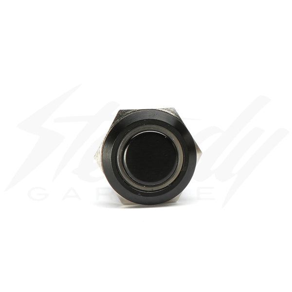 Black Universal LED Halo Push Button (NON Locking)