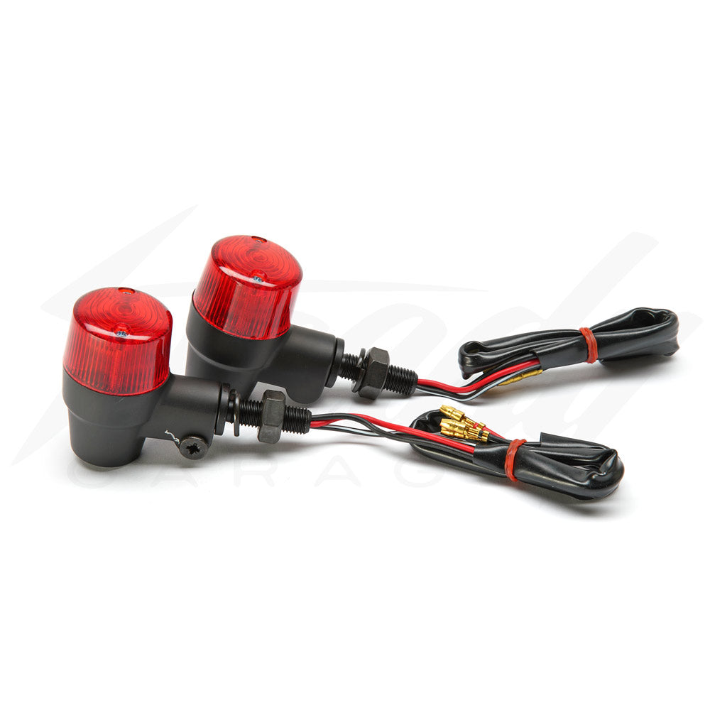 K&S Universal Round Aluminum Turn Signals FOR HONDA KAWASAKI YAMAHA KY ...