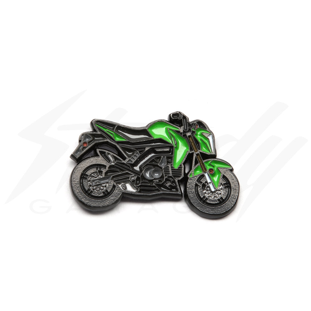 Limited Edition Kawasaki Z125 Pro Enamel Pin Leen Customs