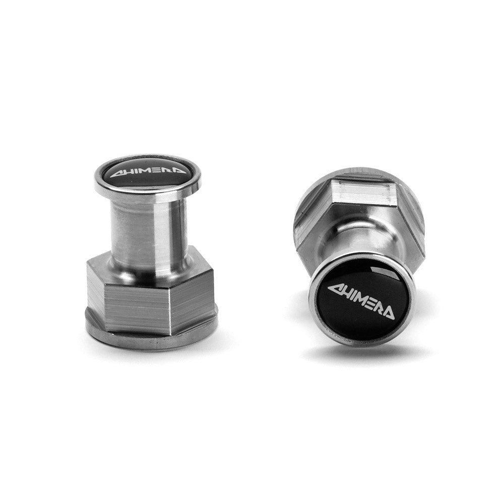 Chimera Engineering Rear Stainless Steel Stand Spools - Honda