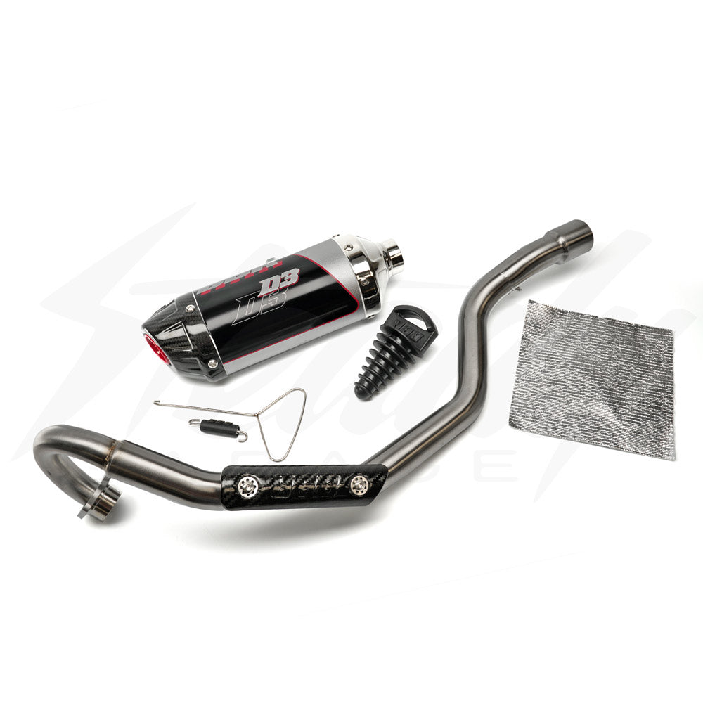 BBR D3 EXHAUST SYSTEM - KAWASAKI KLX110 DRZ 110 – Steady Garage