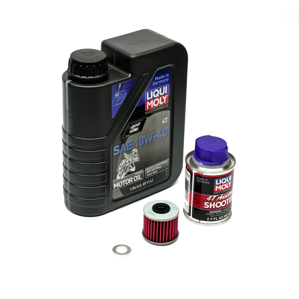 Liqui Moly Basic Complete Miineral Oil Change 10W40 Honda Grom Monk
