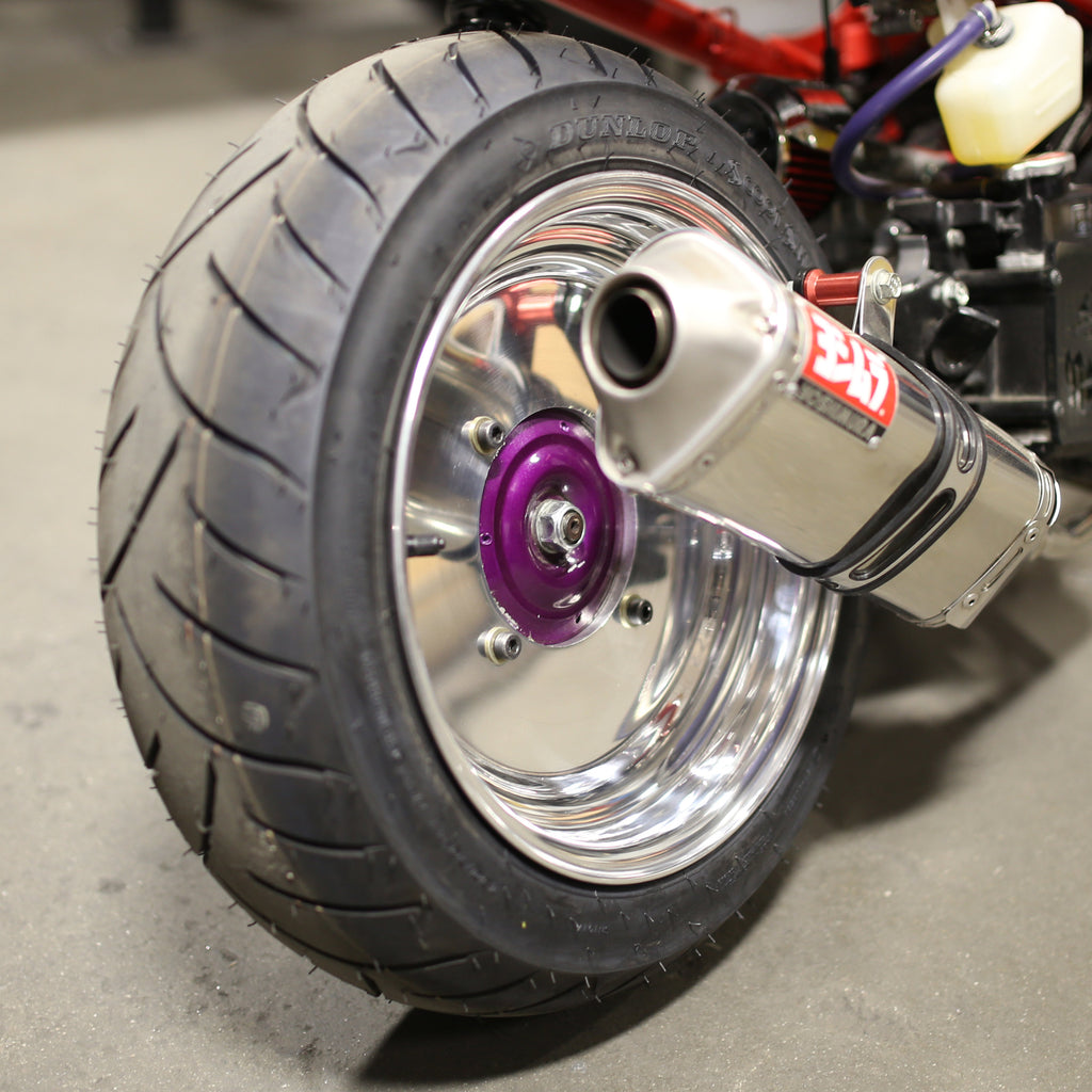 Honda Zoomer X With A Wider Rear Tire