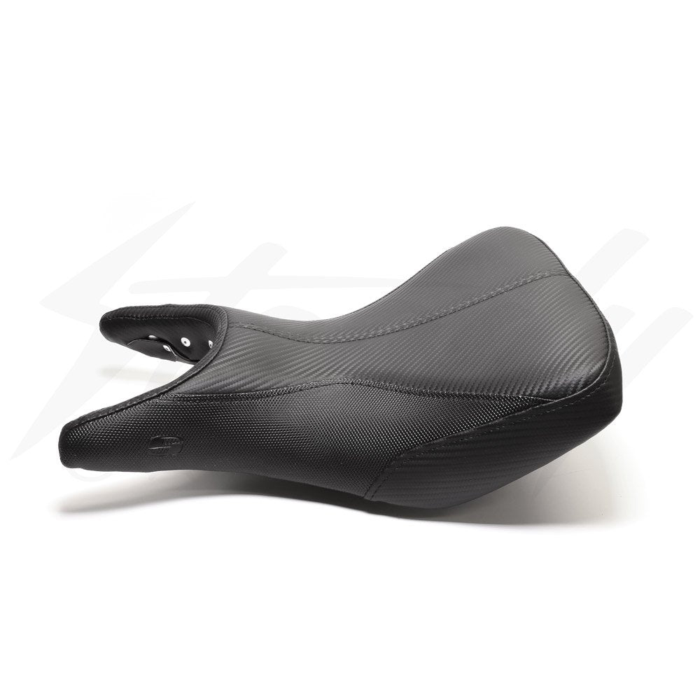 2018 R3 Pillion Saddlemen GP-V1 Low Cut Solo Seat (with matching pillion cover) for Ya ...