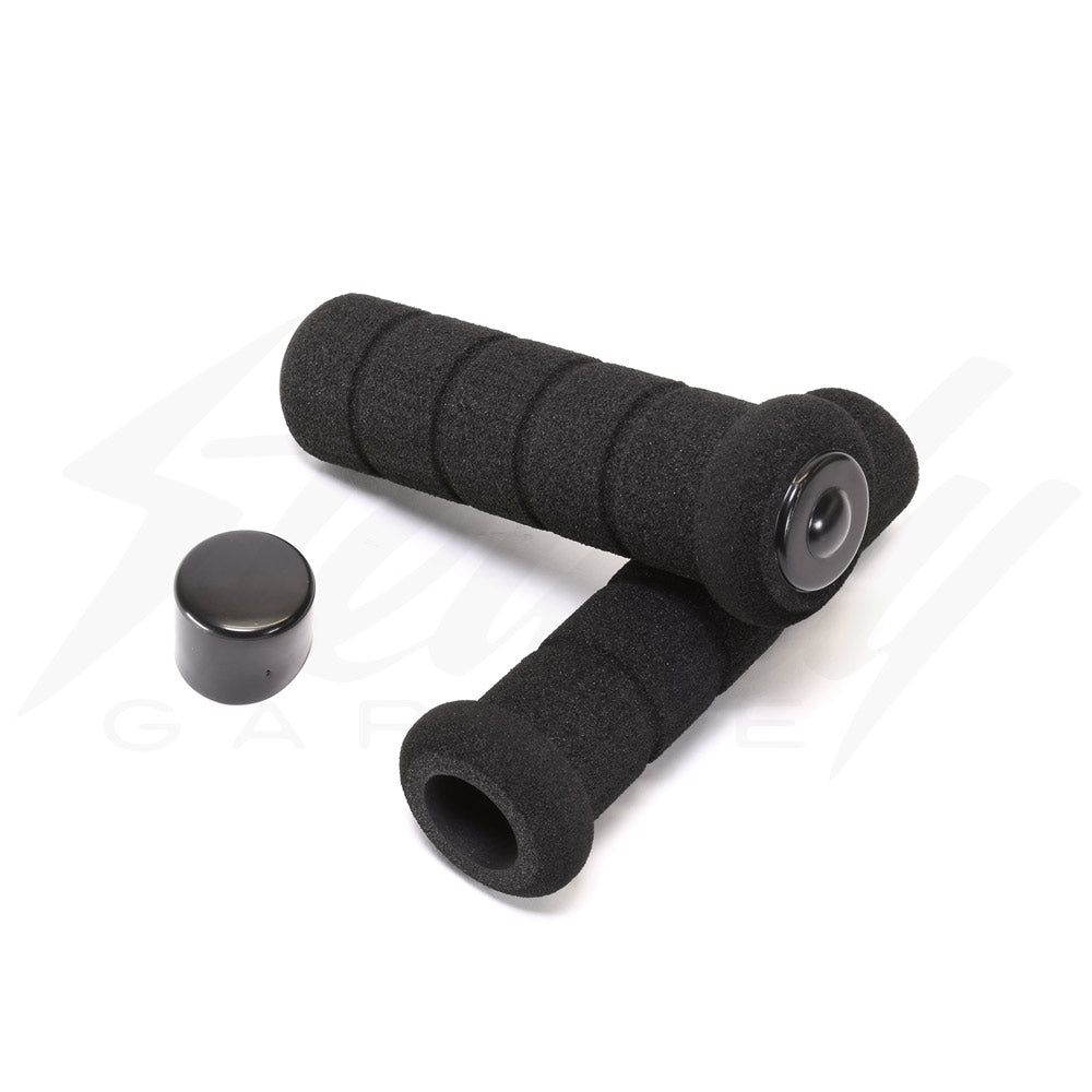 Superbike Foam Grips 7/8" - Black