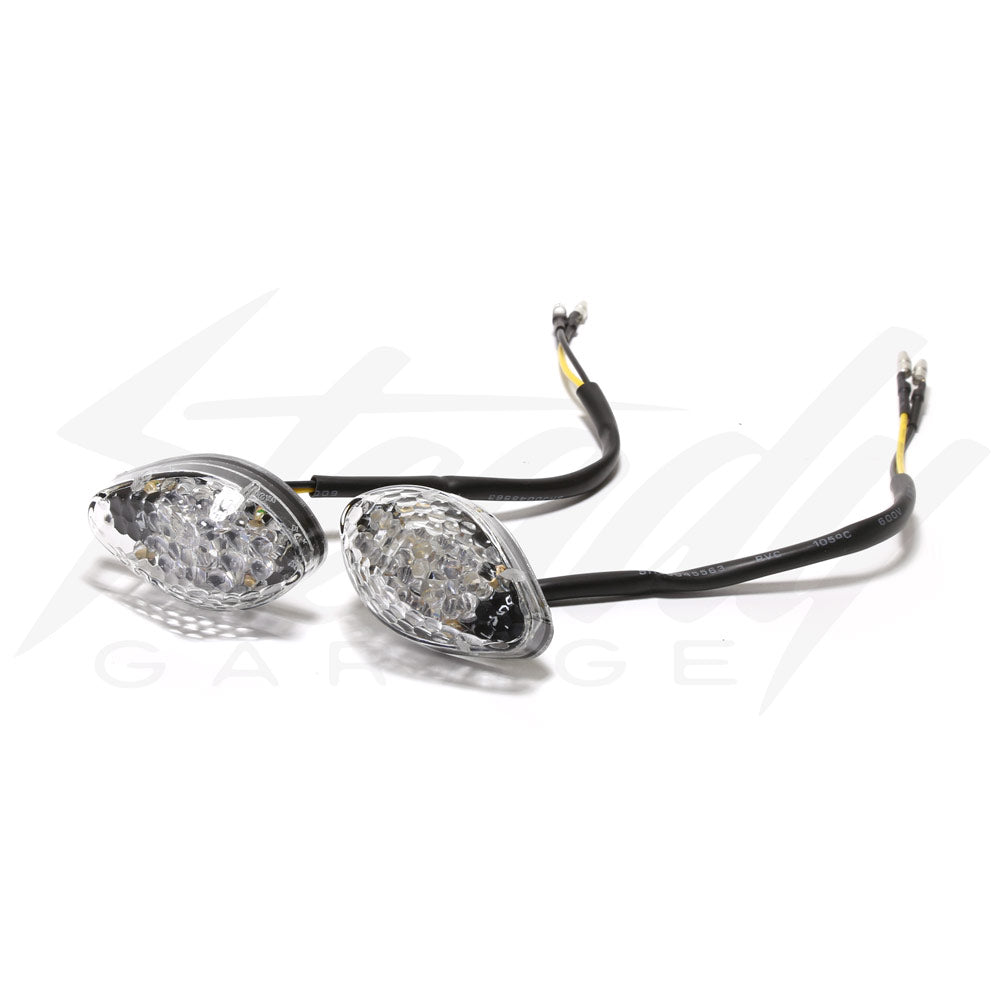 TST LED FRONT FLUSH MOUNT TURN SIGNALS FOR HONDA GROM 125 (ALL YEARS)