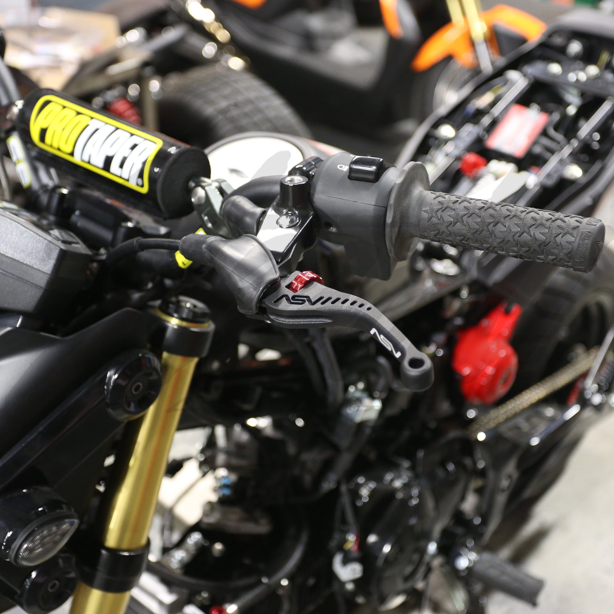 ASV C5 Shorty Brake / Clutch Lever Honda Grom Monkey 125 Steady Garage