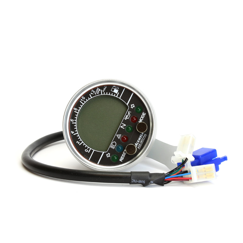 Acewell Silver Universal Digital Speedometer Computer Gauge