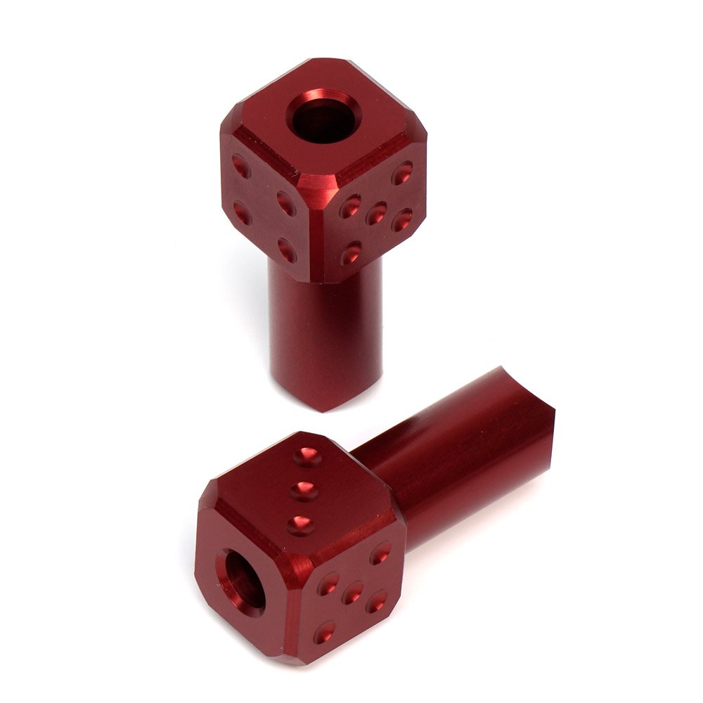 HONDA NAVI  110cc　お取引先決定！ Chimera Dice Billet Brake Adjuster Nut / Knob - Honda Navi 110