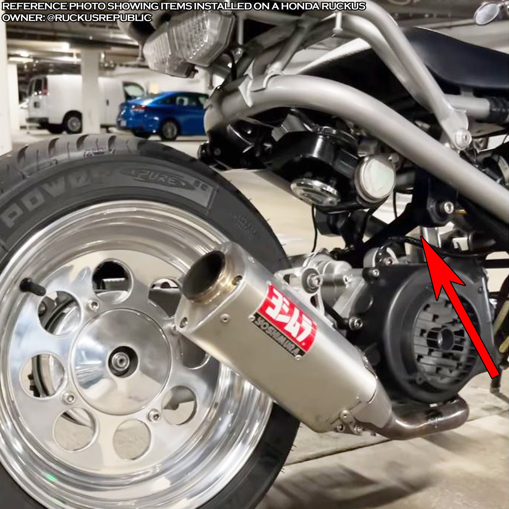 ATR Honda Ruckus NonFatty GY6 Engine Swap Mount 150cc Steady Garage