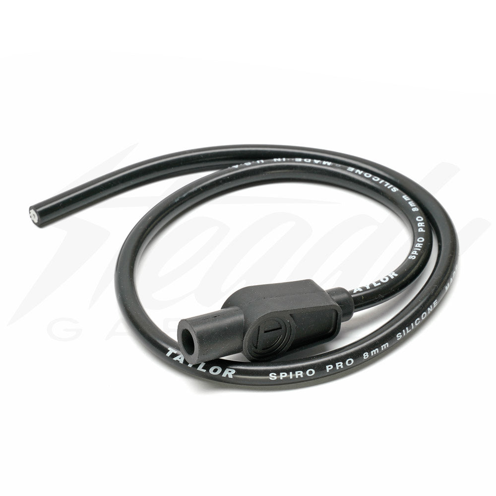 Taylor Straight 180 Degree 8mm Spiro Pro Silicone Spark Plug Cable