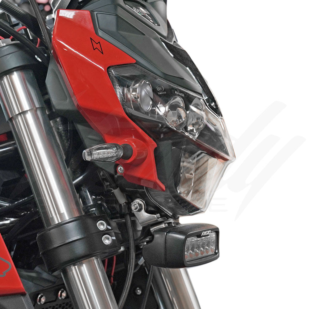 Rigid Industries SR-Q2 Pro LED Add On Headlight for Benelli TNT 135-PRO