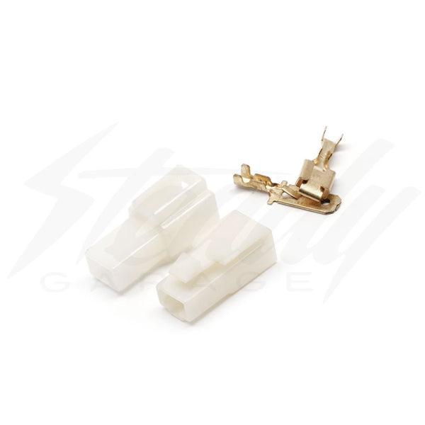 1 Pin Connector Set - 6.3mm