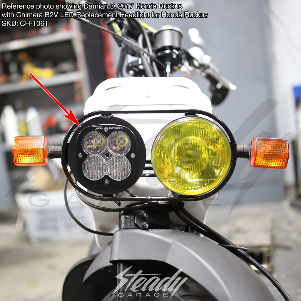 Chimera B2V LED Replacement Headlight for Honda Ruckus