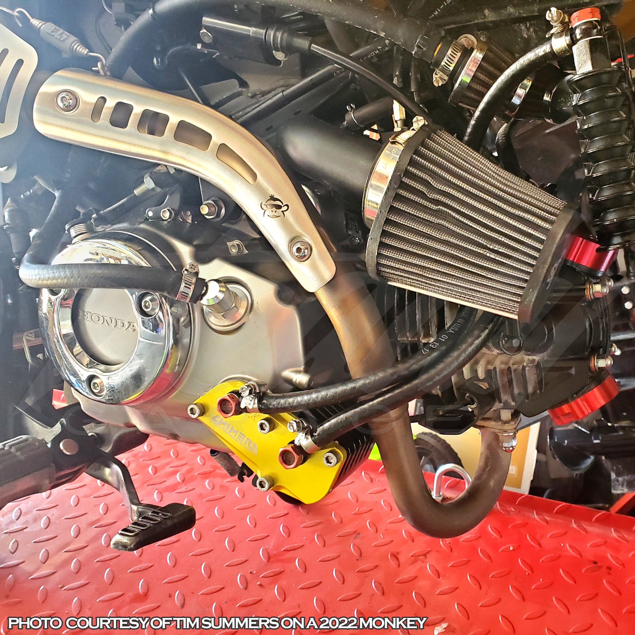 Chimera Engineering Oil Cooler Block Honda Grom 125, Honda Monkey 12