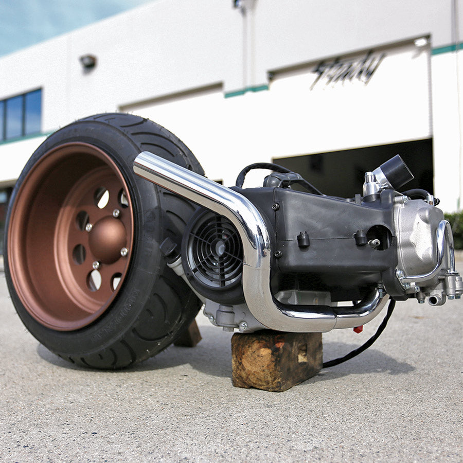 CHIMERA High Rise Stainless Steel Header GY6 150cc 125cc Engine ...