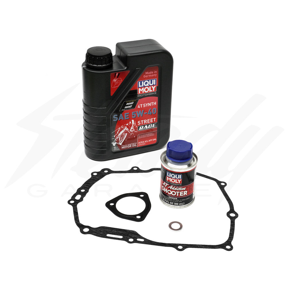 Liqui Moly Street Race Complete Oil Change 5W-40 - Honda Grom Monkey 125 (2014-2020)