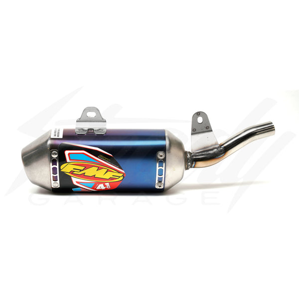 FMF FACTORY 4.1 RCT TITANIUM ANODIZED SL (Slip-On) Muffler - HONDA CRF110 (2019-2021)