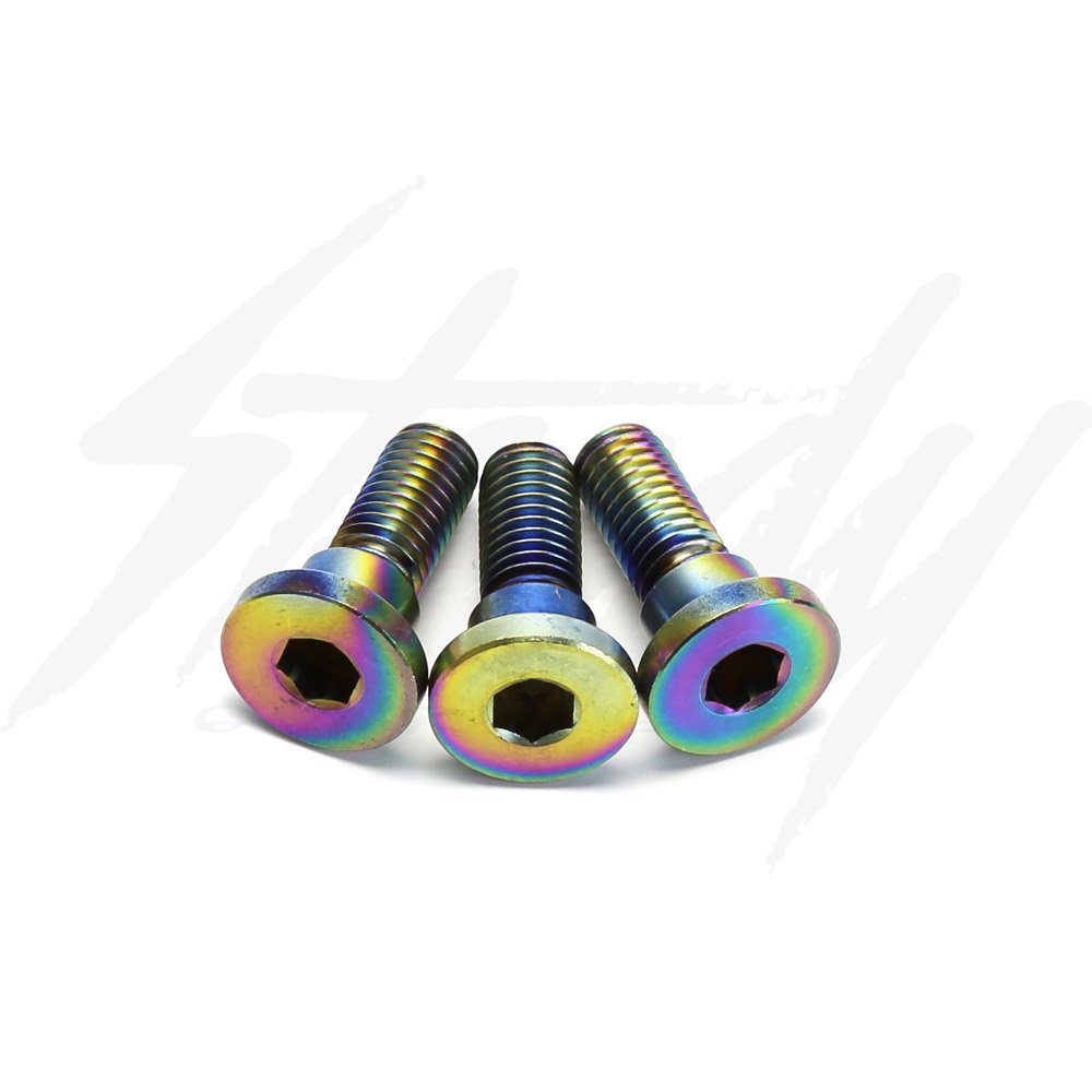 NCY Stainless Brake Rotor Bolts (Electroplated) M8x1.25 Rotor Bolts ...