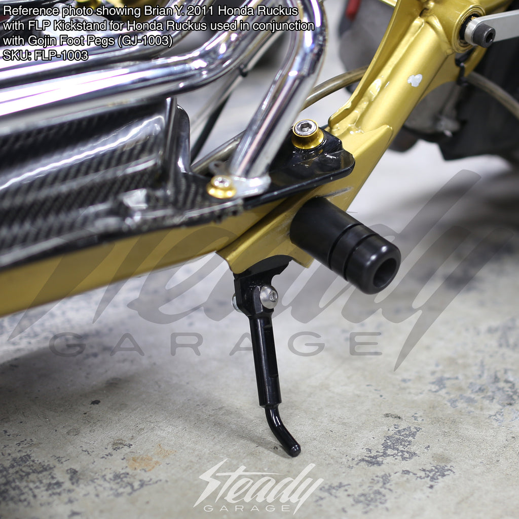 Flpp Ruckus FLP Kickstand for Honda Ruckus – Steady Garage