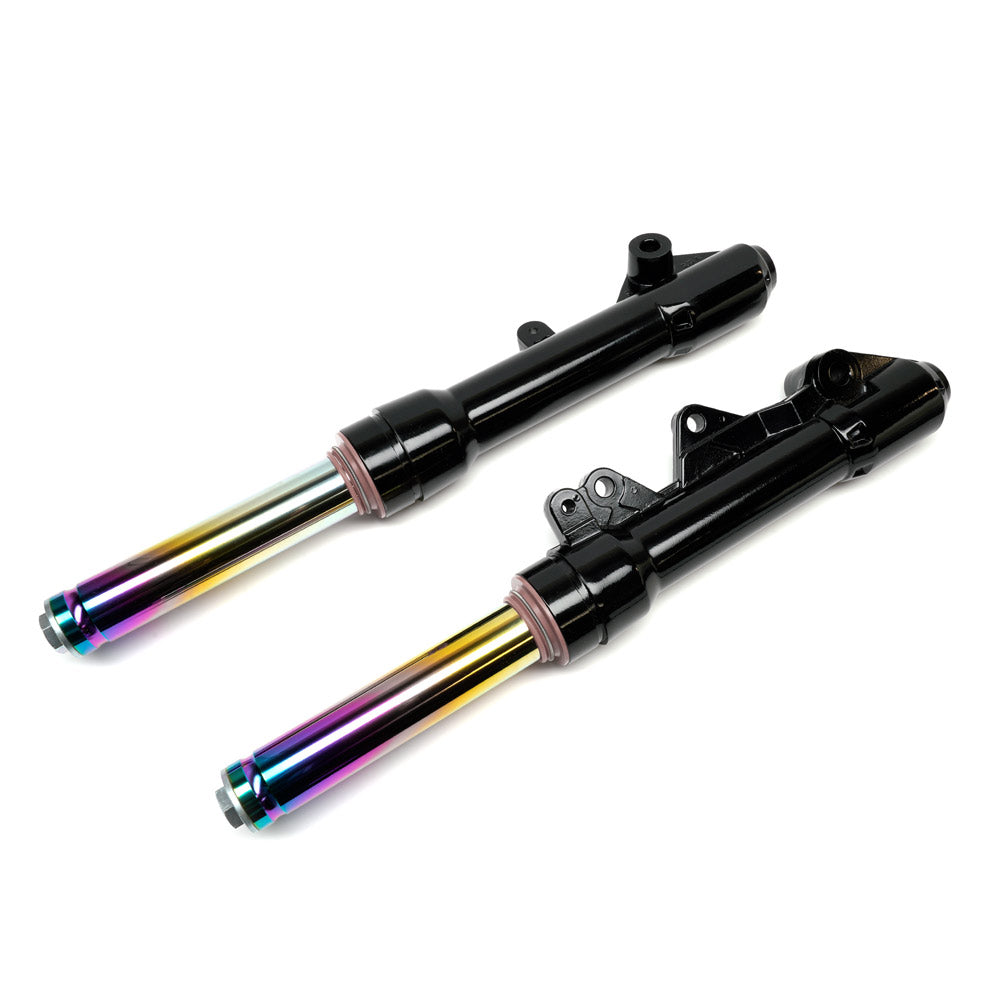 NCY 2016+ Yamaha Zuma 125 Front Forks Black w/ TI Steady Garage