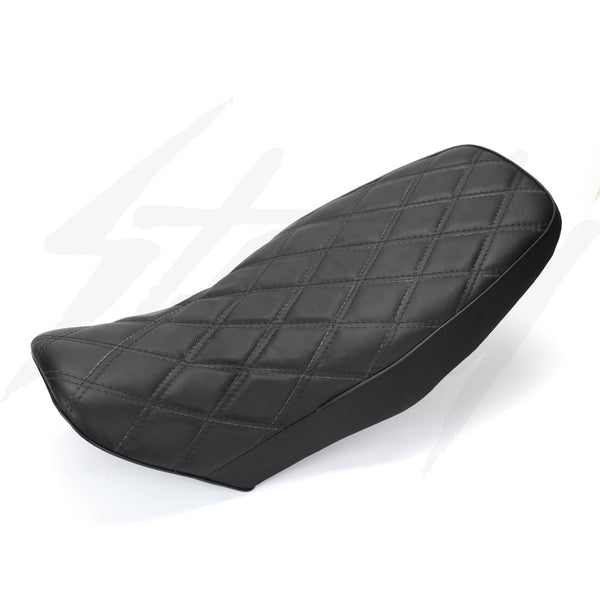DSBBK Type Custom 2014-2016 Grom 125 Seat Diamond Stitch Black/Black w/Piping
